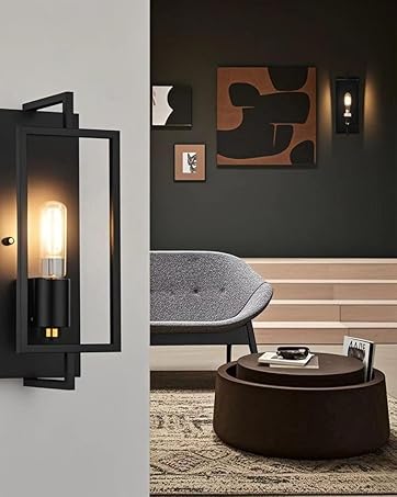 matte black wall sconce