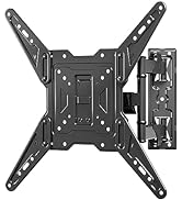 XINLEI Full Motion TV Wall Mount for Most 26-55 Inch Flat Curved TVs, Wall Mount TV Bracket with ...