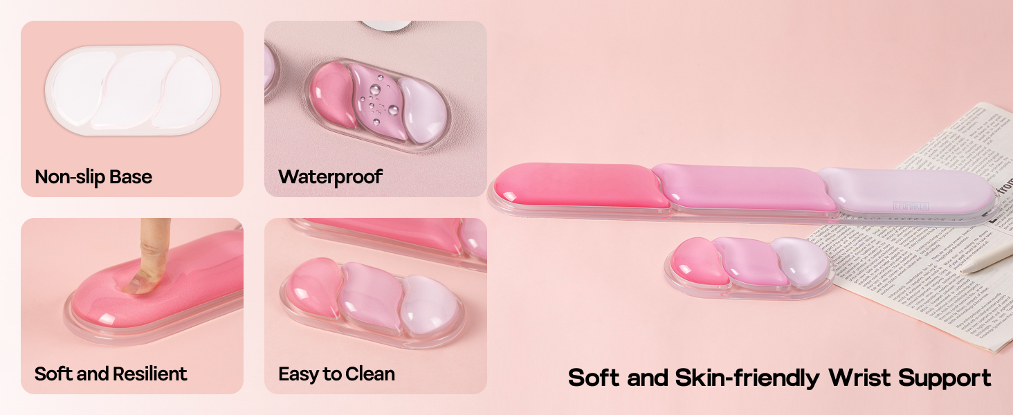 EPOMAKER CloudGel Wrist Rest for Keyboard and Mouse