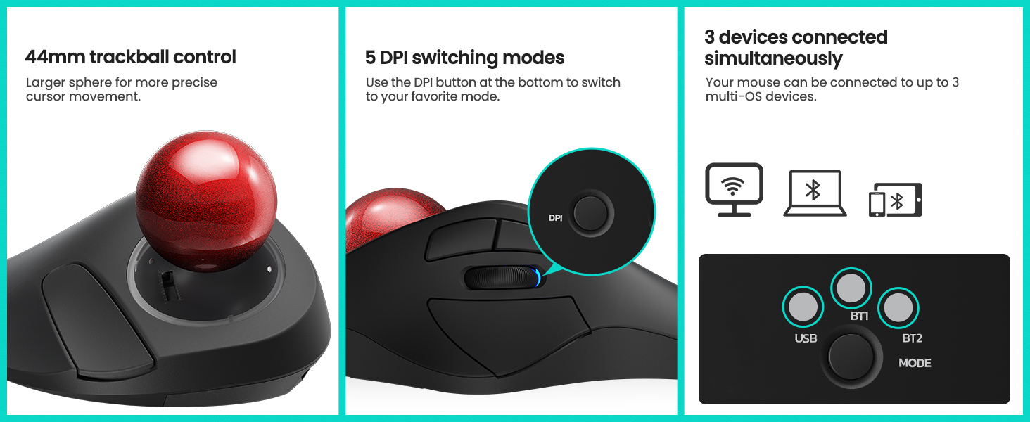 thumb ball mouse thumb mouse trackball wireless computer mouse with ballsmall trackball mouse