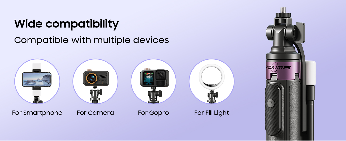 All in One Phone Tripod with Wireless Remote