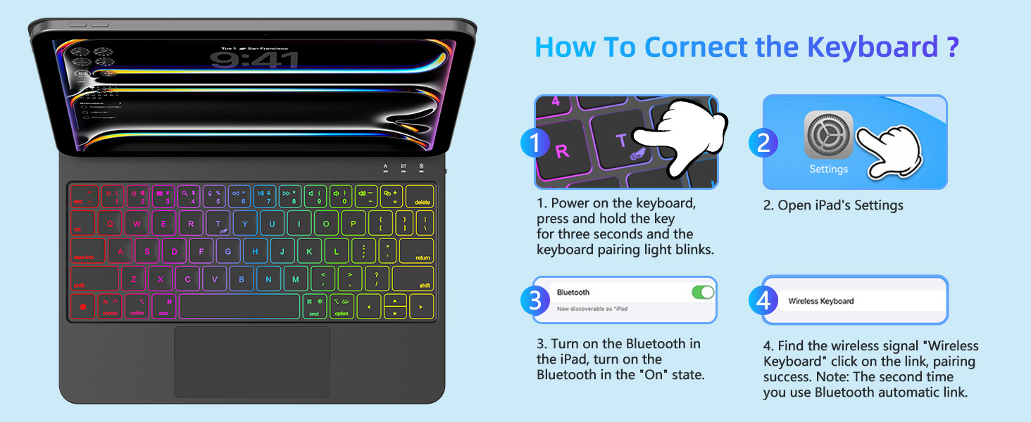 keyboard case for ipad Air 11