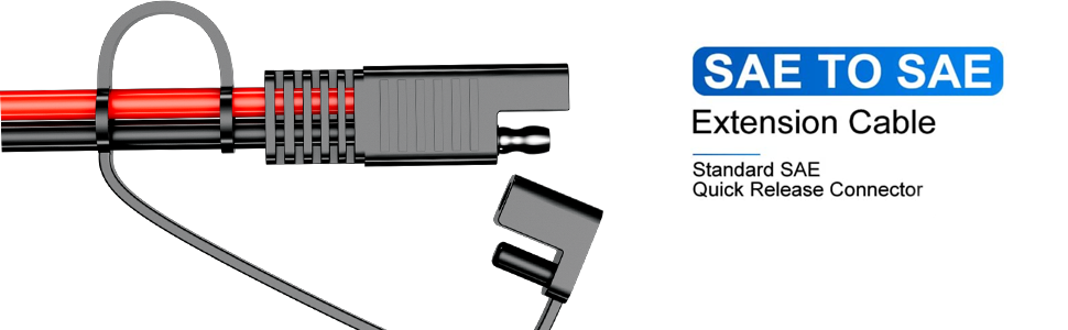 12AWG SAE to SAE Extension Cable