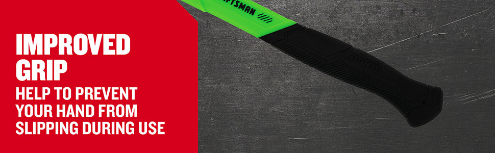 improved grip help to prevent your hand from slipping during use