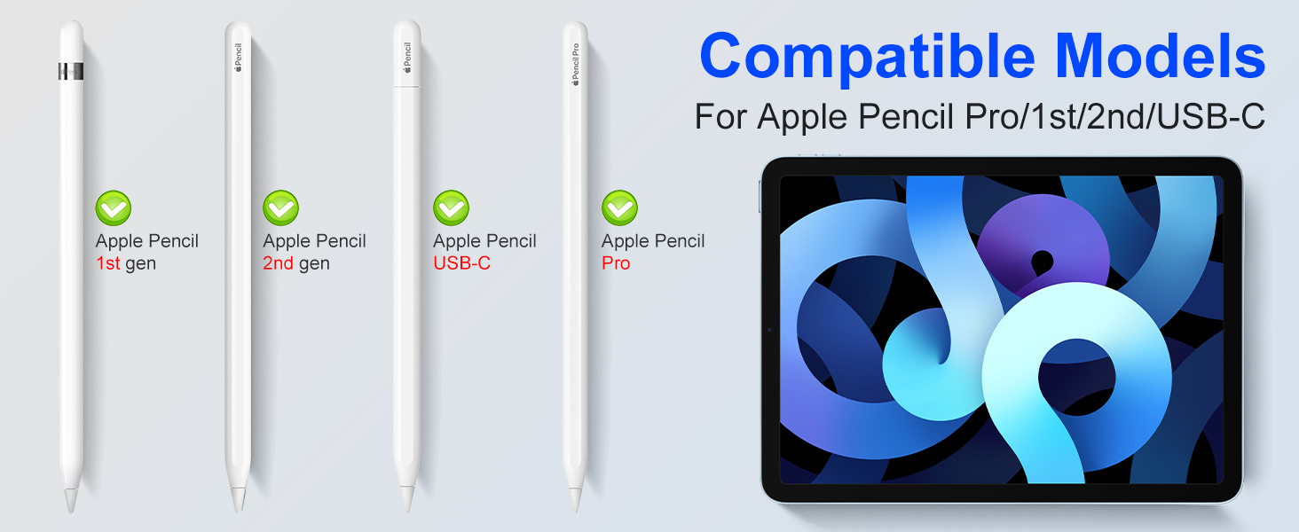 replacement apple pencil tips compatible models