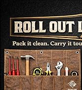 IRONCUBE Tool Pouch, Roll-Up Storage Bag for Hand Tools &amp; Wrenches