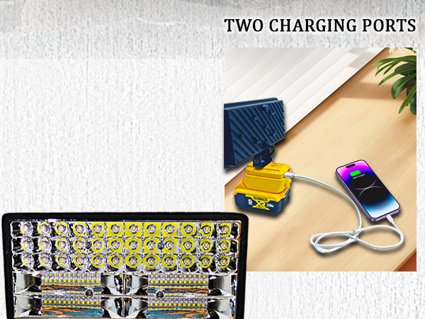  LED work light dewalt battery light 20v 18v Max tools
