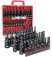 LLNDEI Magnetic Impact Nut Driver Set, 55PCS 1/4 Socket Set with Deep Driver Bit Sets Includes Bi...