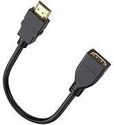 DoroJepi HDMI Extender Cable 1FT, 4K HDMI Extension Cable Male to Female Adapter Connector Suppor...