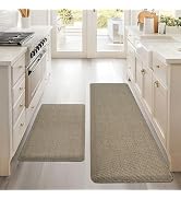 Tyrot Kitchen Mats 2PCS Cushioned Anti-Fatigue Kitchen Mats for Floor Non Slip Kitchen Rugs Absor...