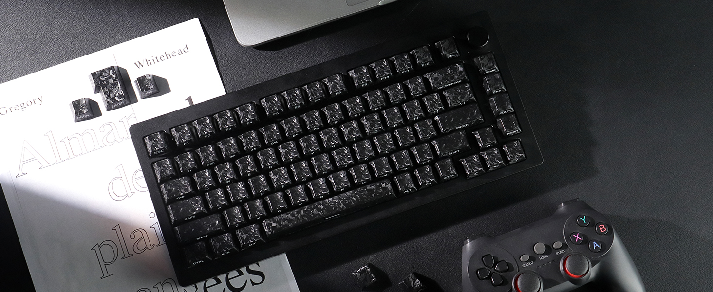 black keycaps
