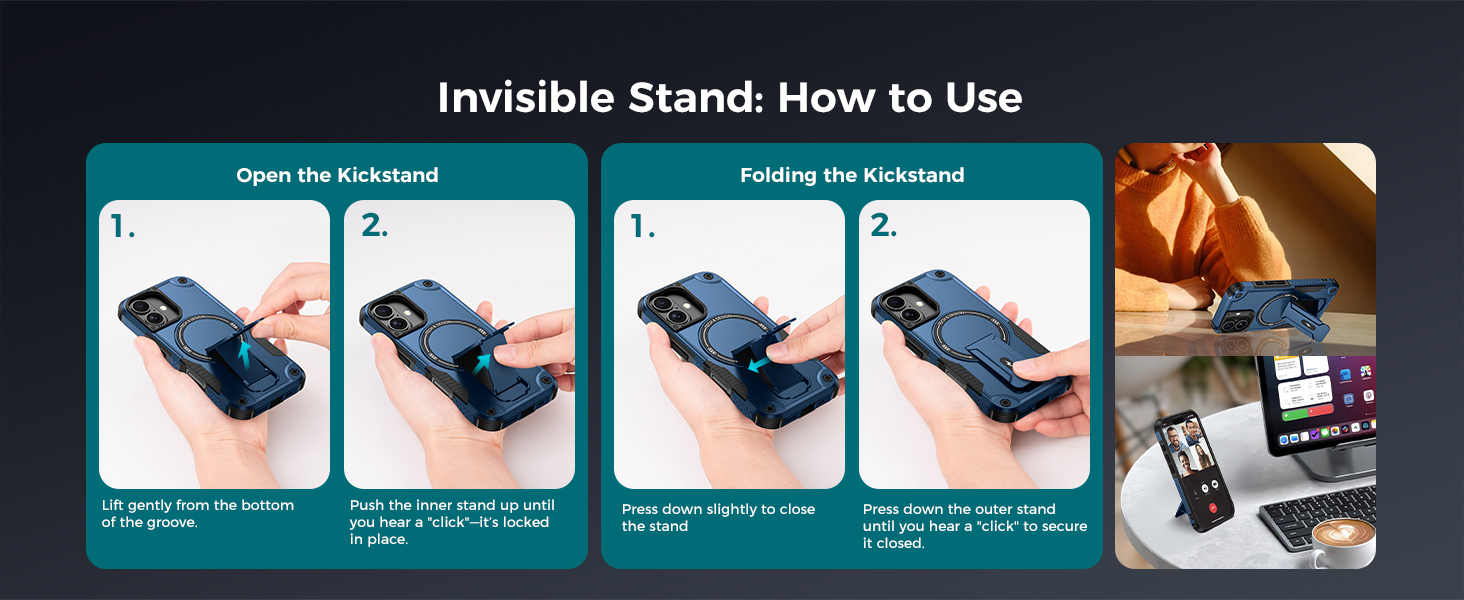 iPhone 16 Case with Stand
