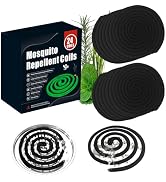 24 Coils Mosquito Repellent Coils with 6 Metal Stands &amp; 1 Holder, Citronella Incense Mosquito Coi...