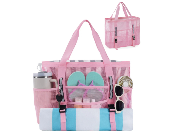 mesh beach bag