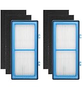 Colorfullife 2 HEPA Filters + 4 Carbon Booster Filters for Holmes AER1 Type Total Air Filter Repl...