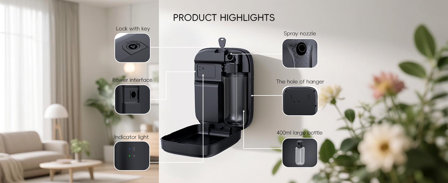 product highlights 400ml scent diffuser