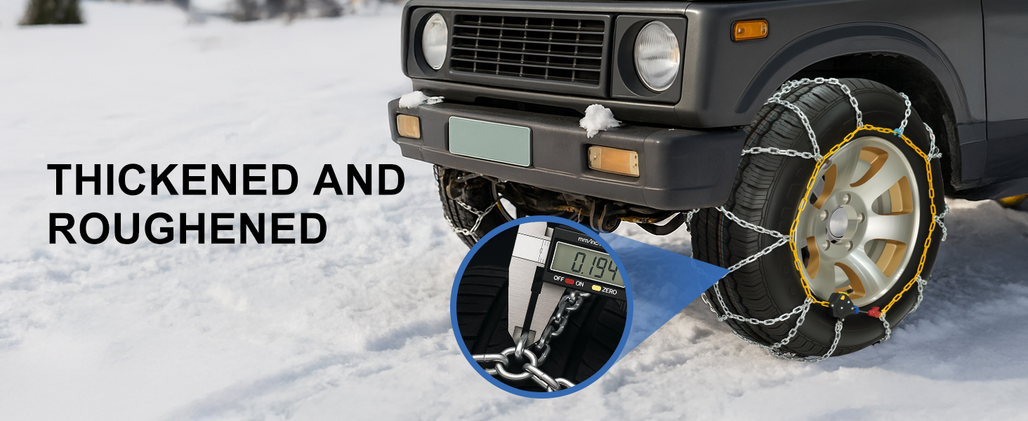 Emergency Snow Tire Chains