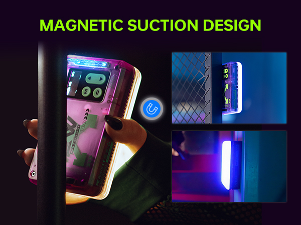 VILTROX Magnetic RGB Video Light 360° Full Color Portable LED Camera Light Panel 