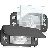 ProCase Flip Cover for Nintendo Switch Lite with 2 Pack Tempered Glass Screen Protectors, Slim Pr...