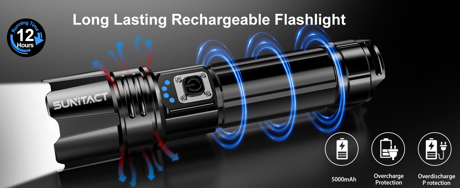 rechargeable flashlights