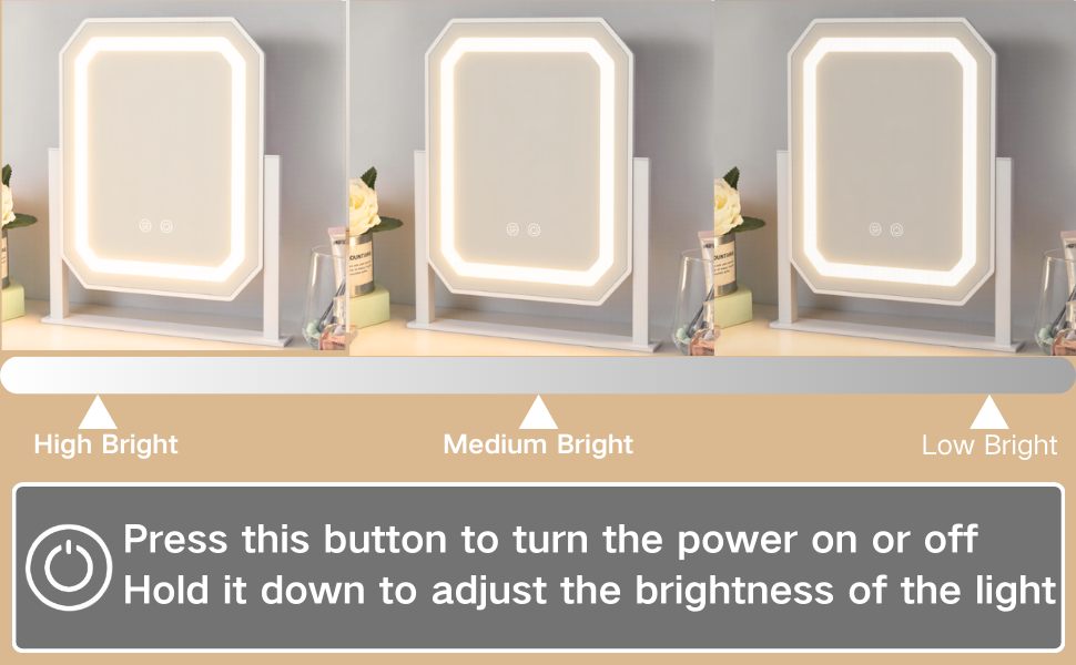 vanity mirror with lights