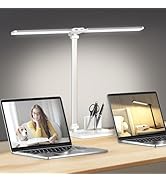 LED Desk Lamp Dimmable Table Lamp with USB Charging Port, 50 Lighting Modes, Adjustable Foldable ...