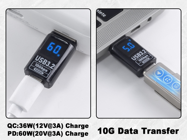 USB C Female to USB A Male Adapter 