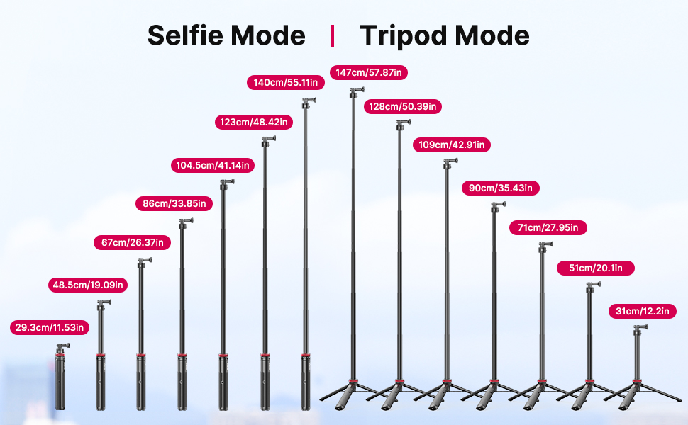 selfie stick tripod