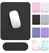 HONKID Mouse Pad with Removable Magnetic Wrist Rest, Ergonomic Mouse Pads with Memory Foam Wrist ...