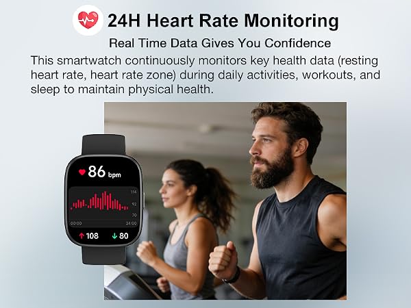 Smart Watch with Sleep Monitor Heart Rate Activity Tracking