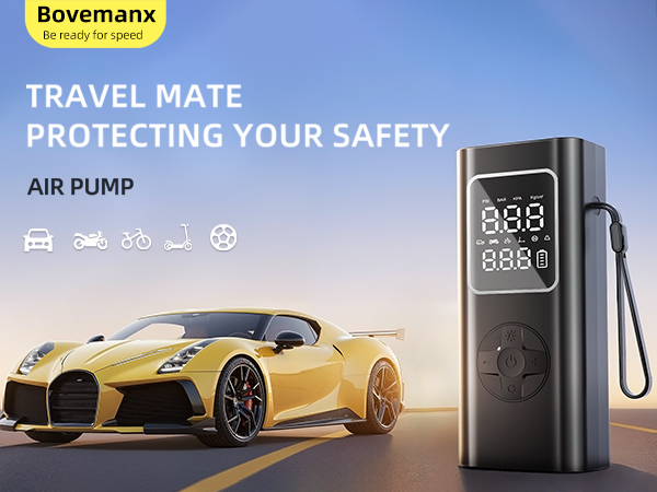 portable air pump for car tires cordless rechargeable