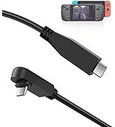 90 Degree USB C to USB C Cable for Steam Deck, Antank 100W PD Fast Charging Cable, 6.6FT Nylon Br...