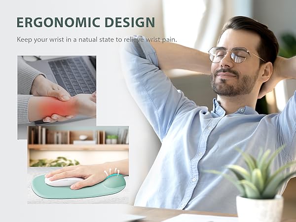 ergonomic mouse pad