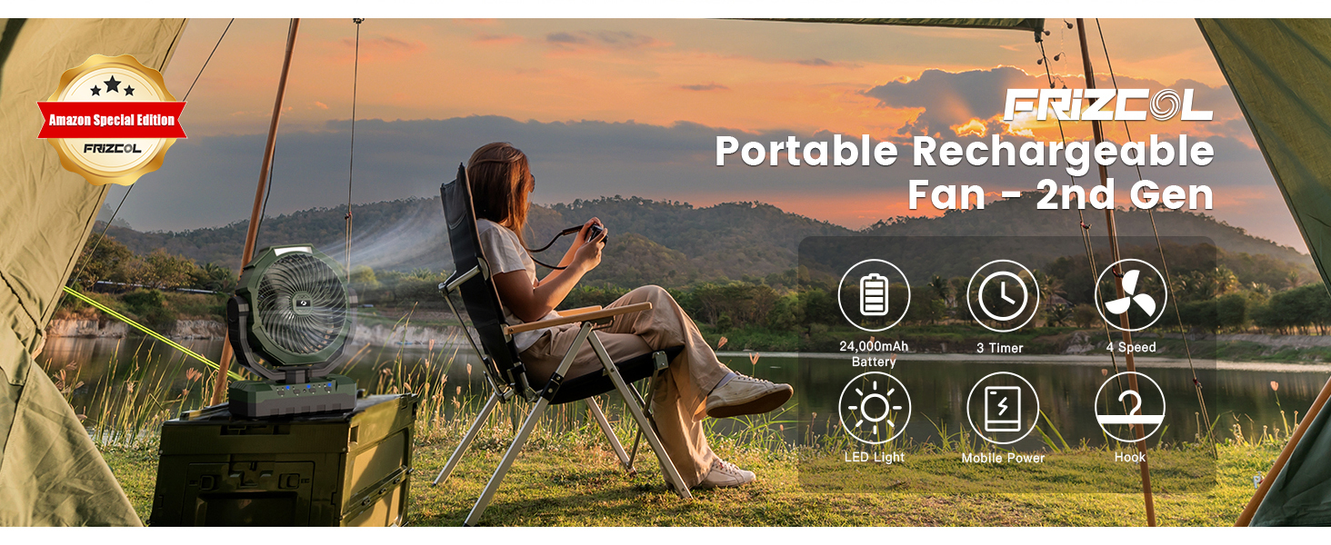 Portable Rechargeable Fan