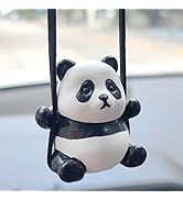 Motaney Rear View Mirror Accessories, Panda Hanging Ornament, Car Mirror Hanging Accessories for ...