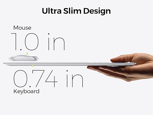 ultra-thin keyboard mouse