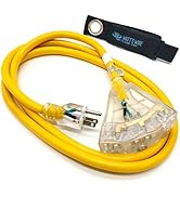 electrical cords heavy gauge extension cord 3 prong extension cord splitter 1 to 3 way extension