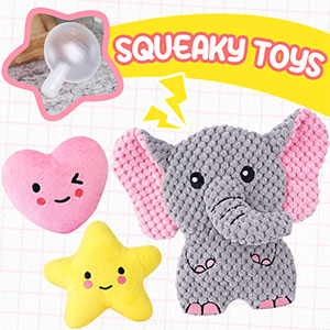 squeaky dog toys