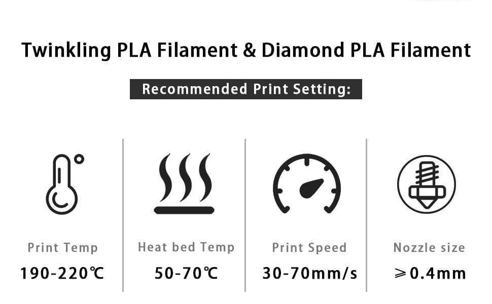 Glitter PLA filament 5