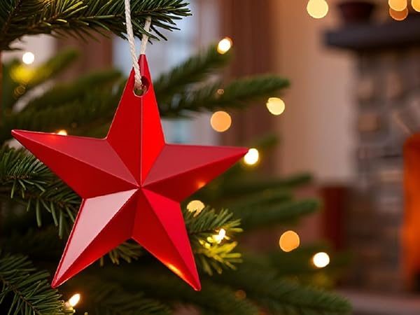 Red Metal Star
