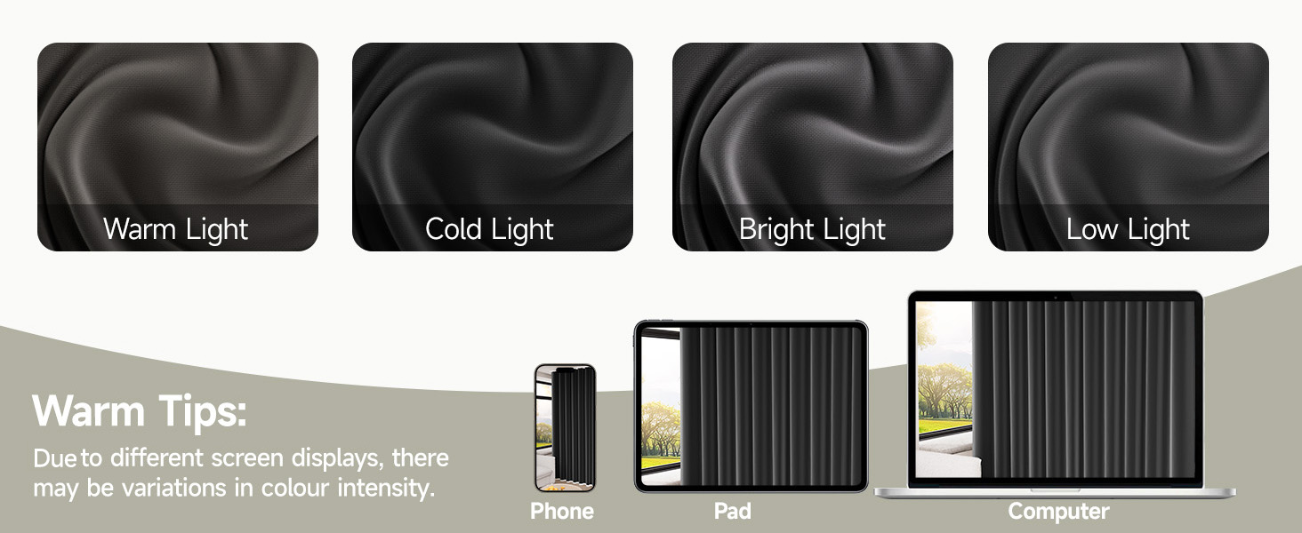 Blackout Room Divider Curtains, Extra Wide Ceiling Sound ProofPrivacy Drapes Ceiling Track