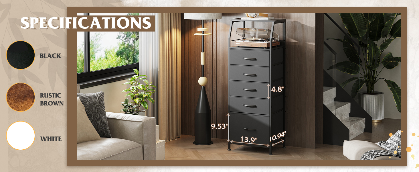 tall nightstand table