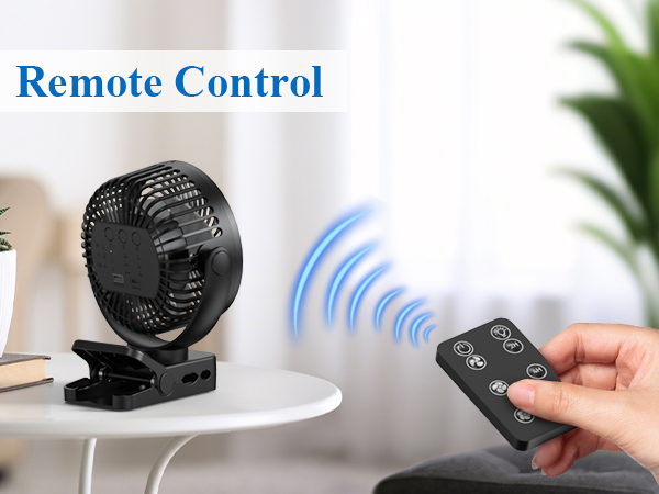 Clip fan, desk fan remote control fan