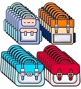 GGSTDDUP 30 Pcs Party Favor Bags Bulk Reusable Birthday Goodie Bag Back to School Gift Bags Cute ...