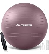 Trideer Yoga Ball – Anti-Burst Exercise Ball for Pregnancy, Office, Birthing, Stretching &amp; Core W...