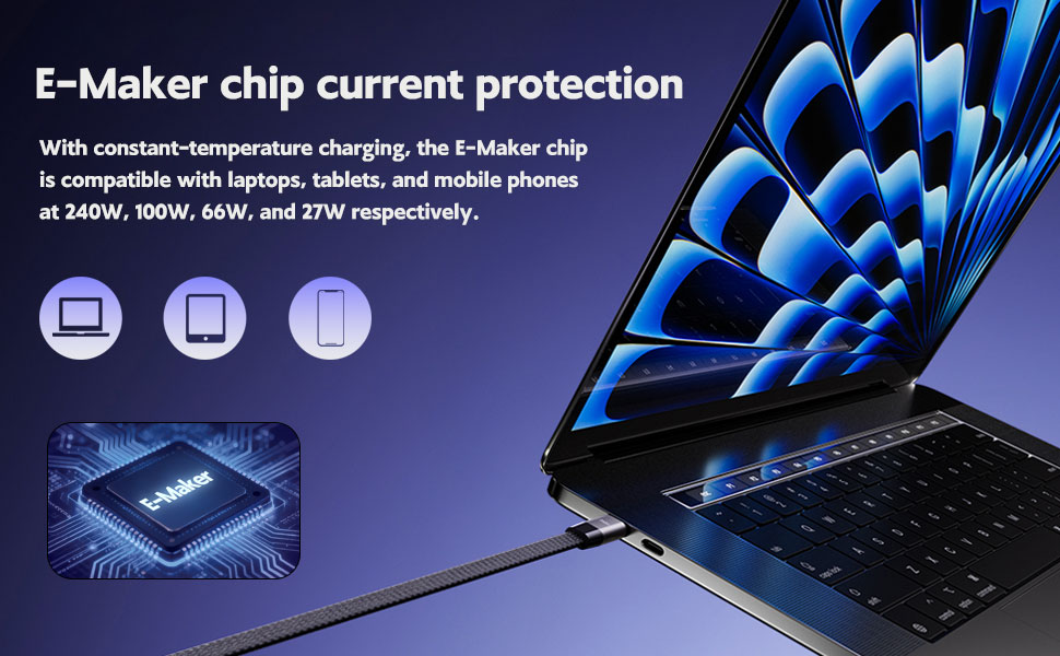 240w fast charging cable