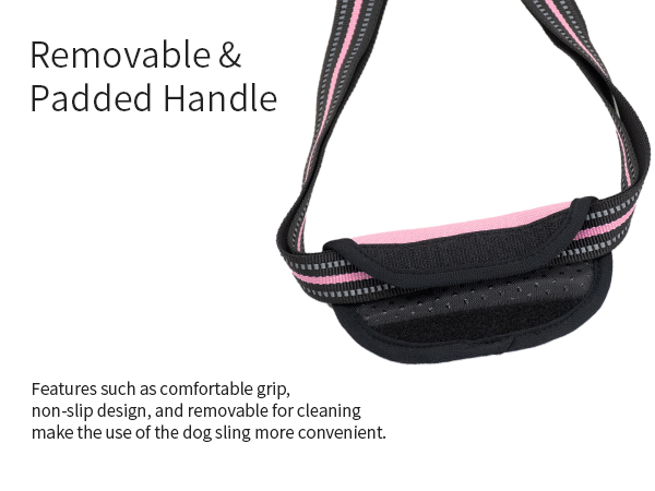 AIITLE Heavy-Duty Dog Lift Harness - Adjustable Hind Leg Support Sling for Elderly/Disabled Dogs