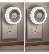 Briignite Motion Sensor Night Light, [2 Pack] Night Lights Plug into Wall, Auto On/Off Motion Act...