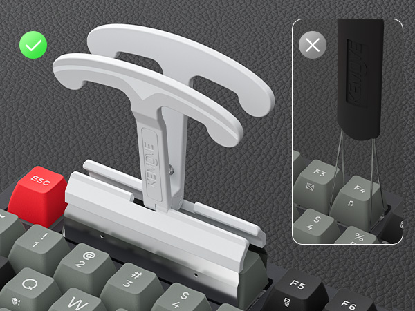 P11 4-Key Keycap Puller - Custom Gaming Mechanical Keyboard Cleaning and Removal Tool