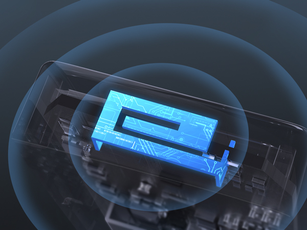 WiFi 6 USB Adapter with Internal PIFA Antenna Receives Good Wireless Signals